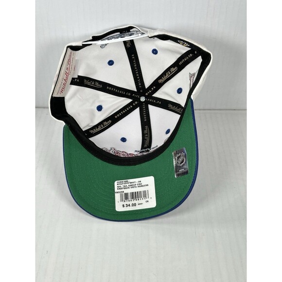 Mitchell & Ness New York Rangers Tail Sweep Pro 75th Ani Snapback Hat Cap NWT - Picture 5 of 5